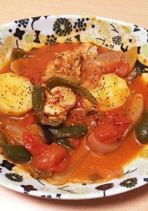 夏野菜のトマト煮-レシピのメイン写真