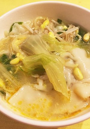 具沢山の餃子スープ-レシピのメイン写真