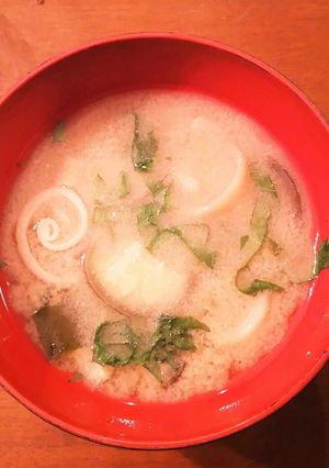 茄子と大葉のお味噌汁-レシピのメイン写真