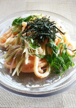 超簡単♡レンジde明太マヨうどん♪-レシピのメイン写真