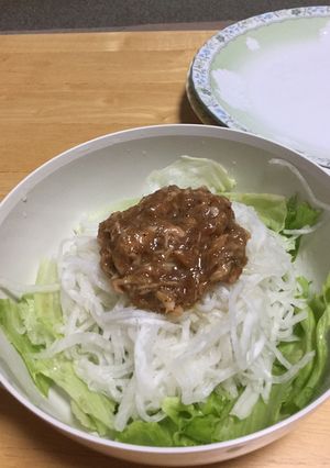 夏にサッパリ☆和風梅ドレッシング-レシピのメイン写真