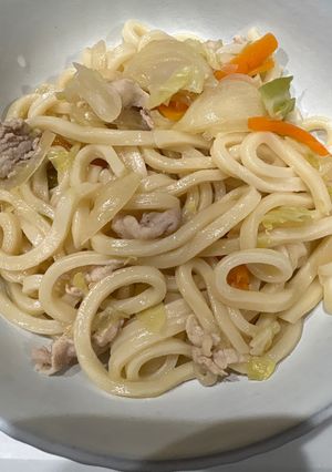 わが家の定番☆焼きうどん　水でも美味しい-レシピのメイン写真