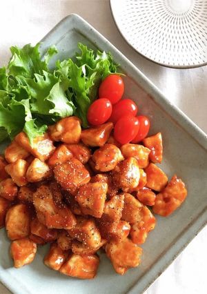 鶏むね肉のケチャップ炒め-レシピのメイン写真