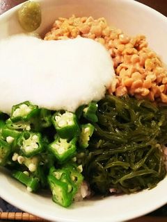 とろろめかぶオクラ納豆-レシピのメイン写真