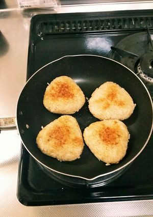 簡単★カリカリ香ばし焼きおにぎり-レシピのメイン写真
