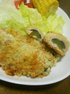 おばけキュウリの肉巻きフライ-レシピのメイン写真