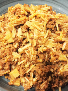 簡単 タイ風エノキとひき肉の炒め物-レシピのメイン写真