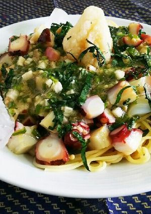 ネバネバ冷製パスタ-レシピのメイン写真