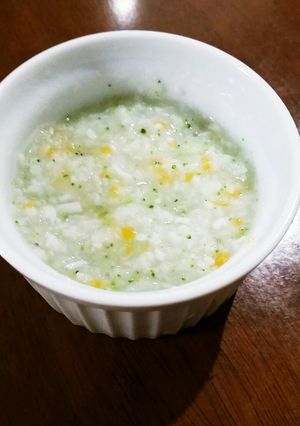 離乳食中期～炊飯器で栄養満点お粥-レシピのメイン写真