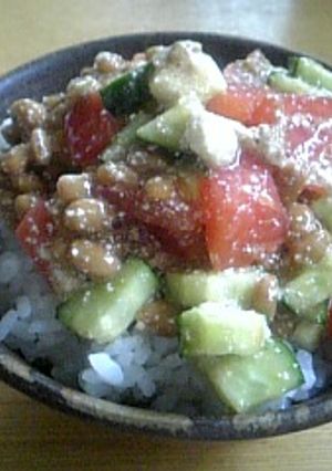 さわやか～なっとう丼　ぱーと２-レシピのメイン写真