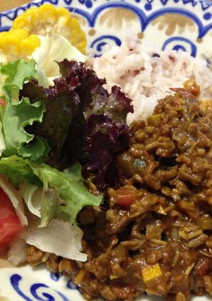 茗荷と生姜の夏野菜ドライカレー-レシピのメイン写真