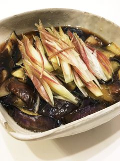 なすとみょうがの麺つゆdeマリネ-レシピのメイン写真