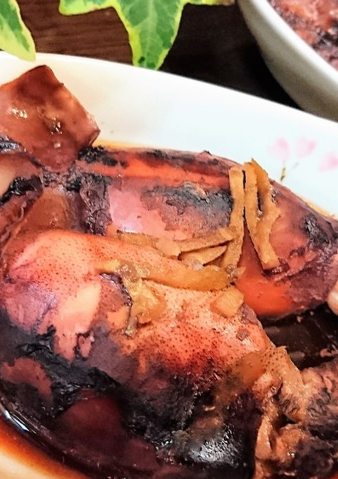 旬★丸ごと【スルメイカの生姜照り煮】-レシピのメイン写真