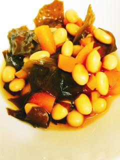大豆と人参の煮物-レシピのメイン写真