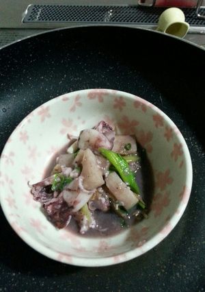 イカと長芋の塩こうじ炒め煮-レシピのメイン写真