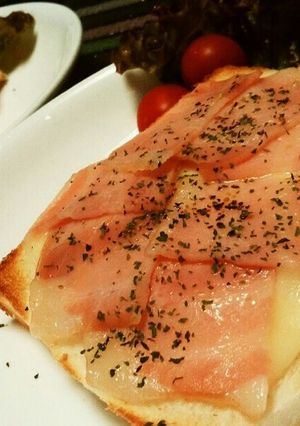 夏休み簡単朝食トースト-レシピのメイン写真