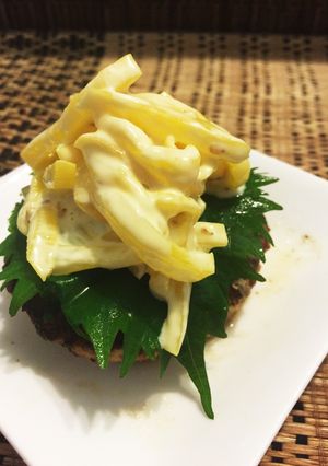 ふわふわ鶏味噌ハンバーグ♡タクマヨソース-レシピのメイン写真