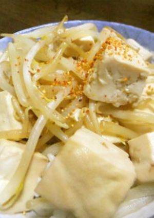豆腐のバターもやし丼-レシピのメイン写真