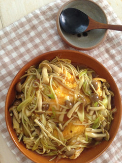 和風きのこカレーオム丼-レシピのメイン写真