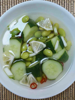 きゅうりと枝豆のさわやか漬物-レシピのメイン写真