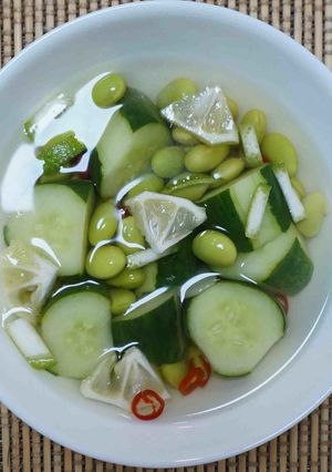 きゅうりと枝豆のさわやか漬物-レシピのメイン写真