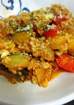 夏野菜とスペルト小麦のリゾット-レシピのメイン写真