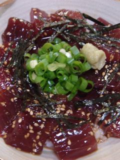 まぐろの浸け丼♪-レシピのメイン写真
