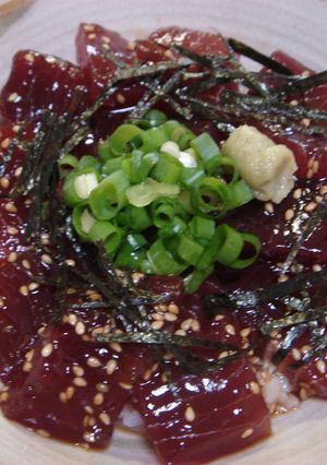 まぐろの浸け丼♪-レシピのメイン写真