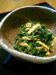 葉唐辛子と油揚げの煮浸し(炒め浸し?)-レシピのメイン写真