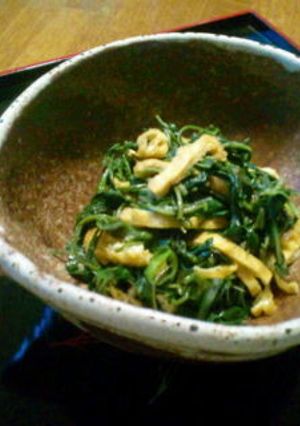 葉唐辛子と油揚げの煮浸し(炒め浸し？)-レシピのメイン写真