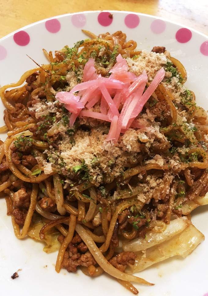 豚ひき肉で簡単焼きそば-レシピのメイン写真