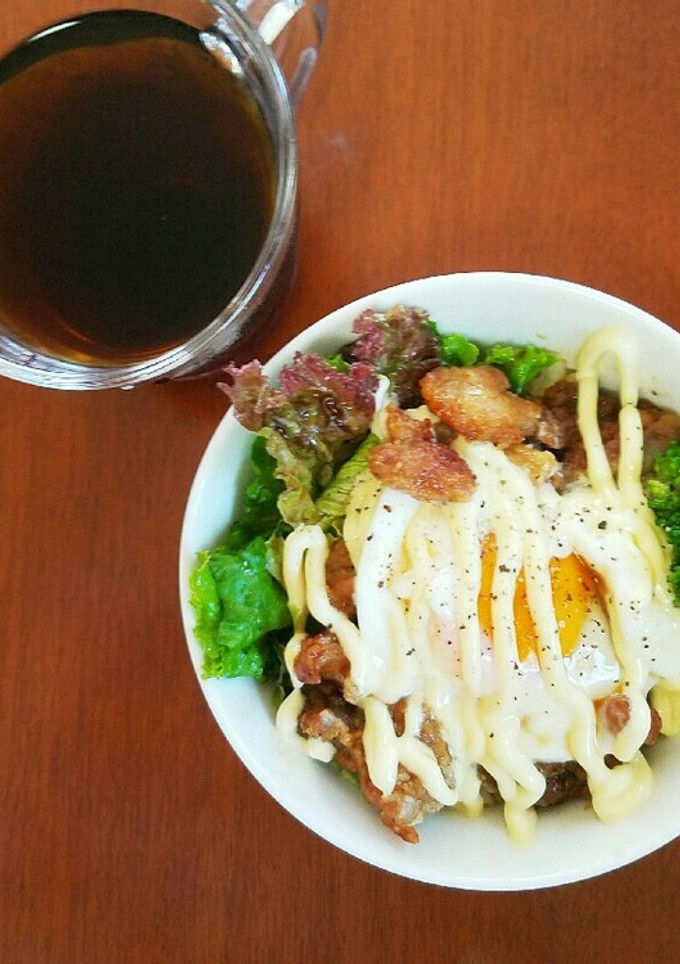カフェ風唐揚げ丼-レシピのメイン写真