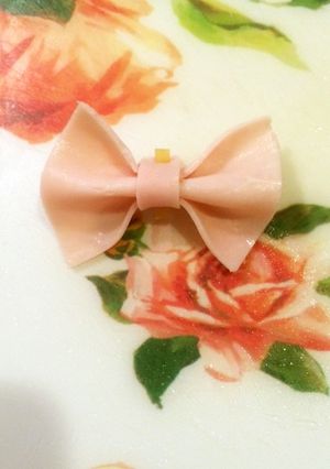かわいいリボンのハム-レシピのメイン写真