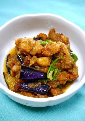 簡単！基本の茄子と鶏のみぞれ煮-レシピのメイン写真