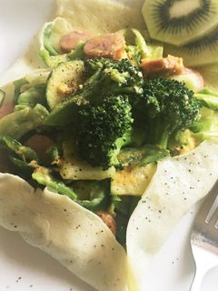 緑野菜のクレープ-レシピのメイン写真