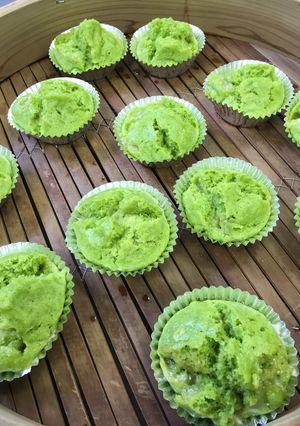 ほうれん草チーズ蒸しパン-レシピのメイン写真