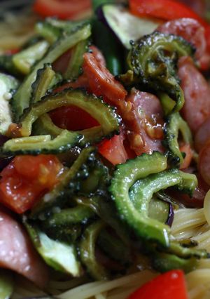 夏野菜のパスタ　ナンプラー風味-レシピのメイン写真