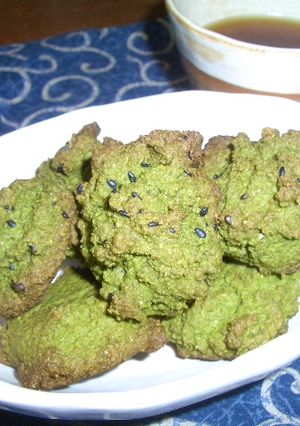 ヘルシー?抹茶クッキー-レシピのメイン写真