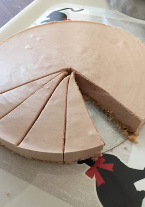 簡単なめらかチョコレートムースケーキ！-レシピのメイン写真