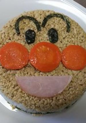 アンパンマンご飯ケーキ-レシピのメイン写真