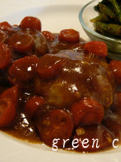 超簡単☆レンジでチン!煮込みハンバーグ♪-レシピのメイン写真