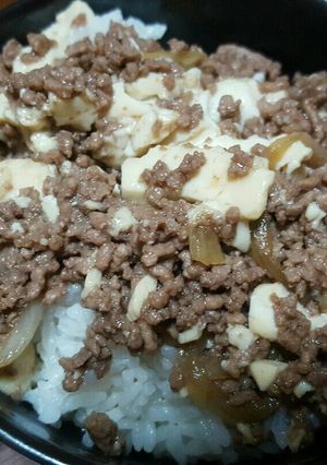 牛丼もどき♪ひき肉と豆腐で-レシピのメイン写真