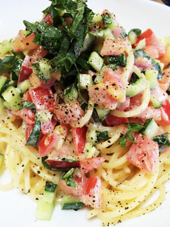 カクテル野菜!簡単冷製パスタ! 【男飯】-レシピのメイン写真