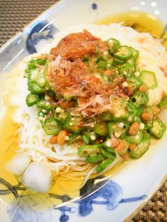夏の定番☆トロトロぶっかけそうめん-レシピのメイン写真
