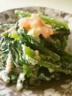 ほうれん草のタラコマヨサラダ-レシピのメイン写真