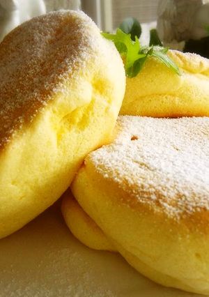 幸せのパンケーキ風ふわふわパンケーキ♬-レシピのメイン写真