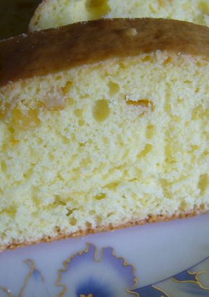 メレンゲでオレンジーピールパウンドケーキ-レシピのメイン写真