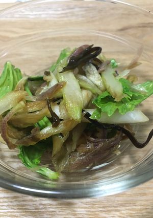 超簡単！セロリとミョウガの塩昆布あえ-レシピのメイン写真