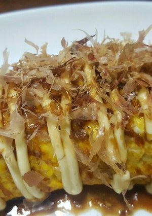 とんぺい焼き　玉葱　キャベツ　豚肉-レシピのメイン写真