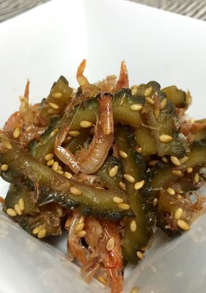 ゴーヤと桜海老の佃煮-レシピのメイン写真